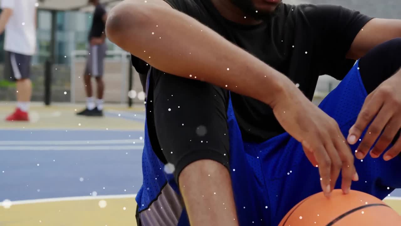 농구 선수에 대한 연결 네트워크의 애니메이션