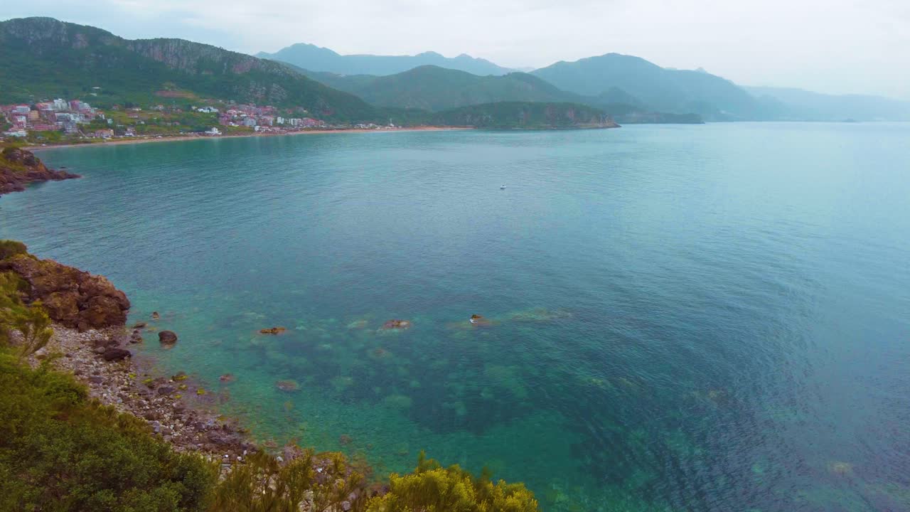 Seaside exploration natural landscape shore cliffs ocean west coast coastline scenic nature. Jijel Algeria