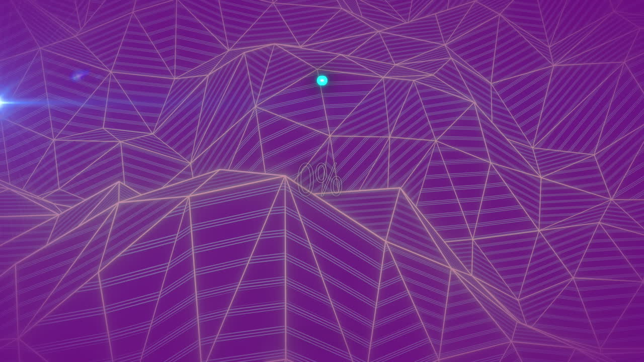 animación del procesamiento de datos sobre el escaneo del alcance