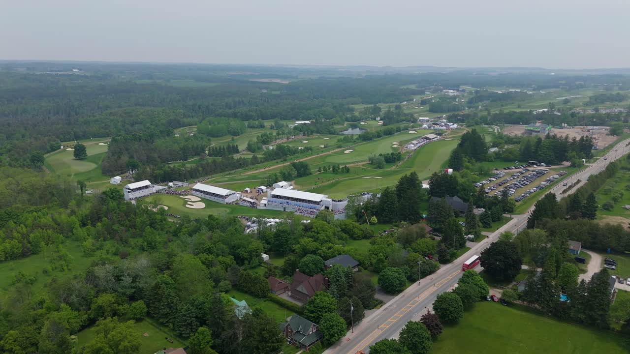 2025 RBC Canadian Open Held At TPC Toronto At Osprey Valley Golf Course In Alton, Caledon, Ontario, Canada. - aerial shot