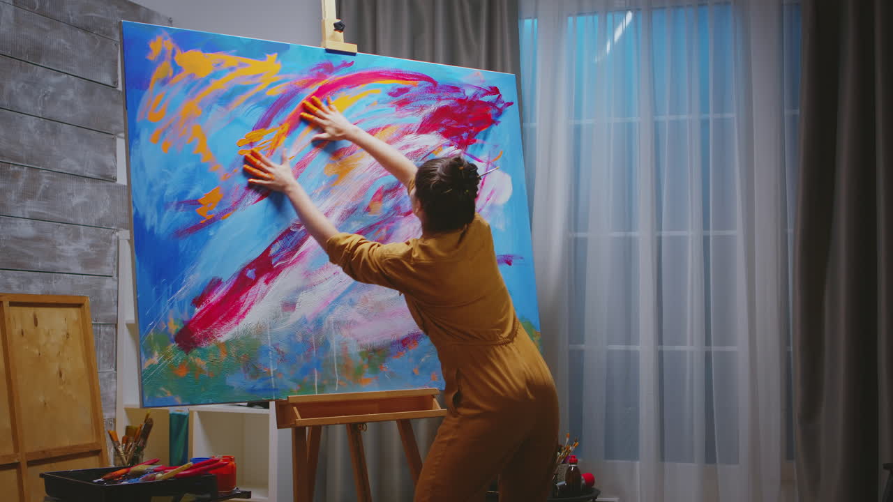 pintura con los dedos