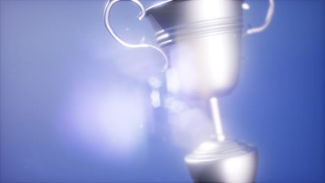 4k super slow motion champion trophy cup