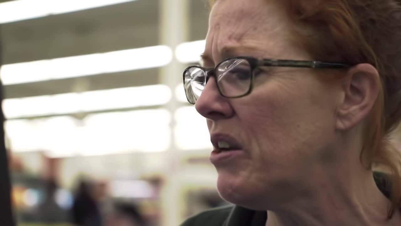 Intense Emotional Exchange: A Woman's Transition from Anger to Sadness Captured in Two Powerful Frames, Showcasing the Depth of Human Expression and Connection