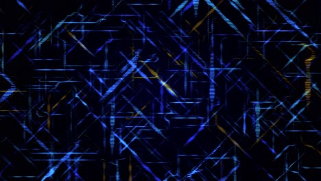arte digital abstracto con patrones geométricos y rastros de luz