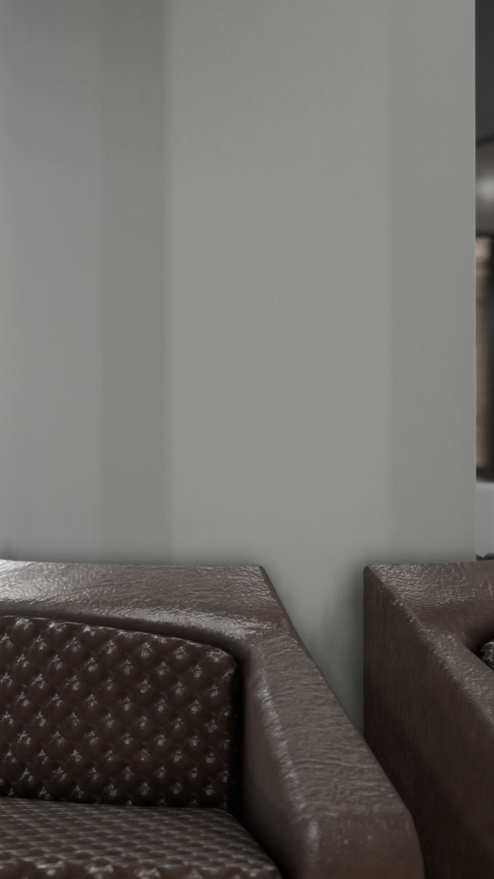 Cozy seating in a modern cafe with warm colors and inviting vibe