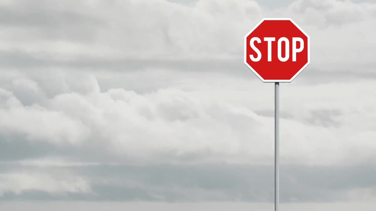 파란 하늘의 구름에 대한 스 ⁇  텍스트와 함께 표지판 게시물