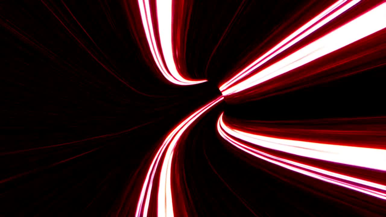 컬러의 속도 라인 효과가 검은 바탕에 고립됩니다.