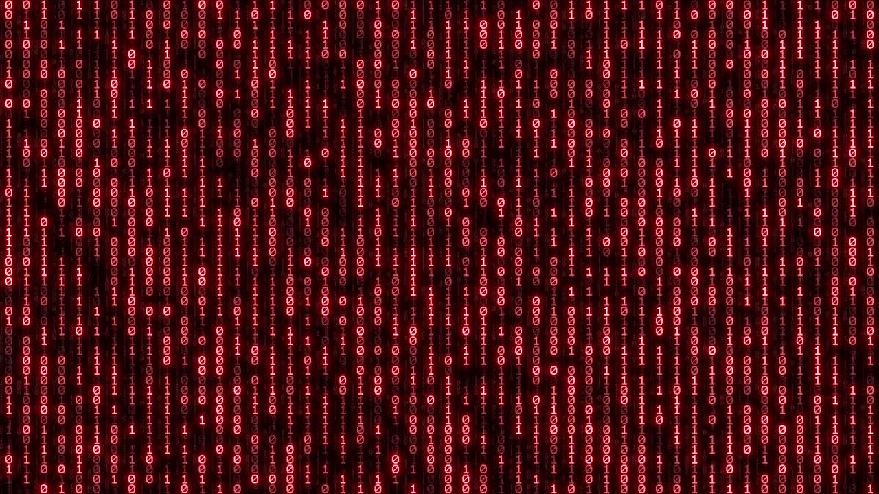 Binary Numbers in Futuristic Digital Technology with AI and Data Networks
