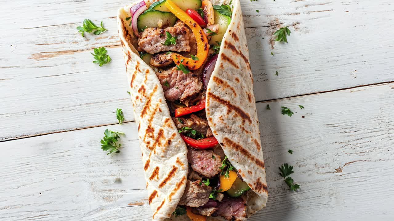 burrito de carne a la parrilla