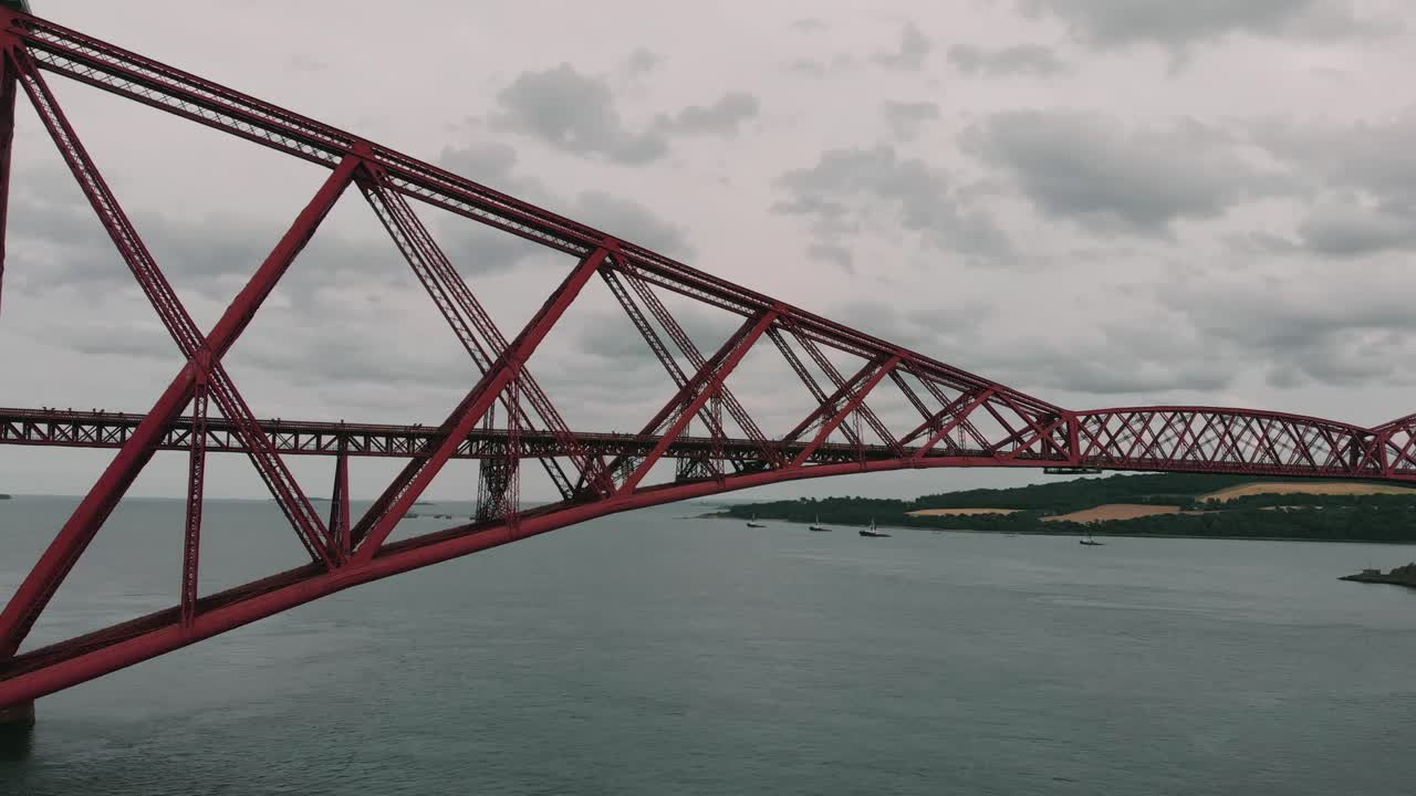 Forth Railway Bridge from the side