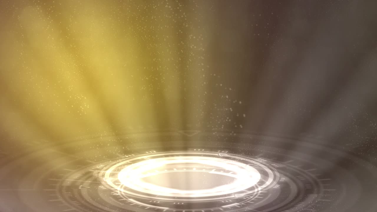 3d 렌더링, 네온 과학 포털 배경