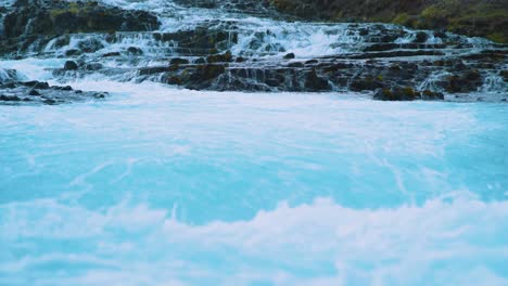 Midfoss-Wasserfall-Island-Aus-Nächster-Nähe