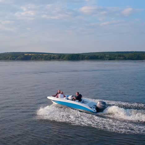 boat floating on the river
