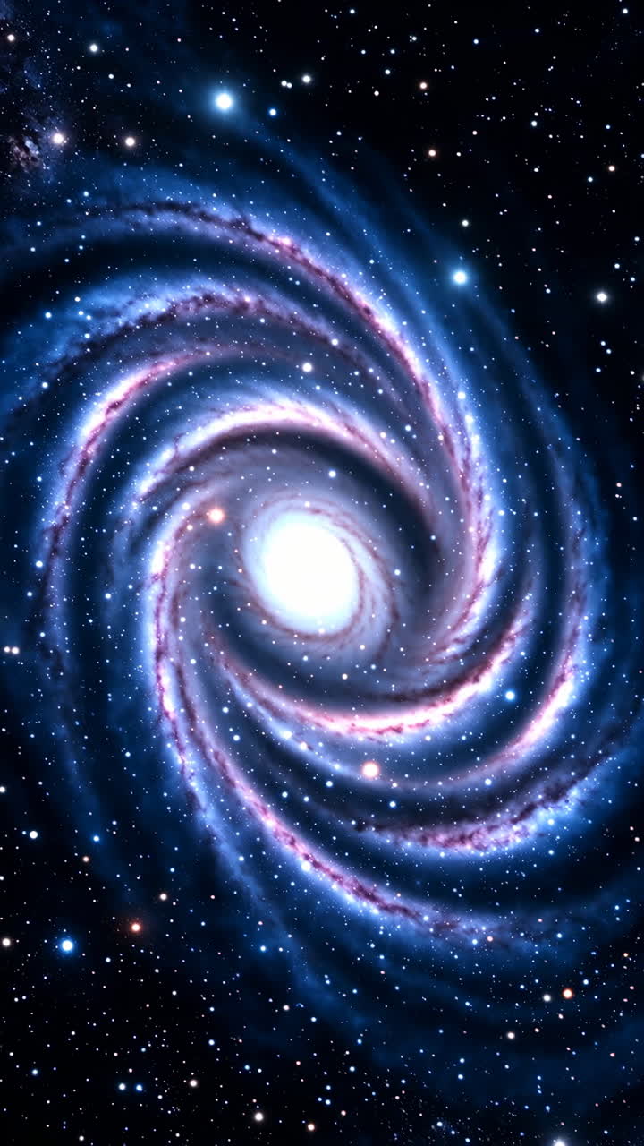 galaxia espiral vibrante en el espacio profundo
