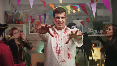 Young-man-with-zombie-disguise-celebrating-halloween