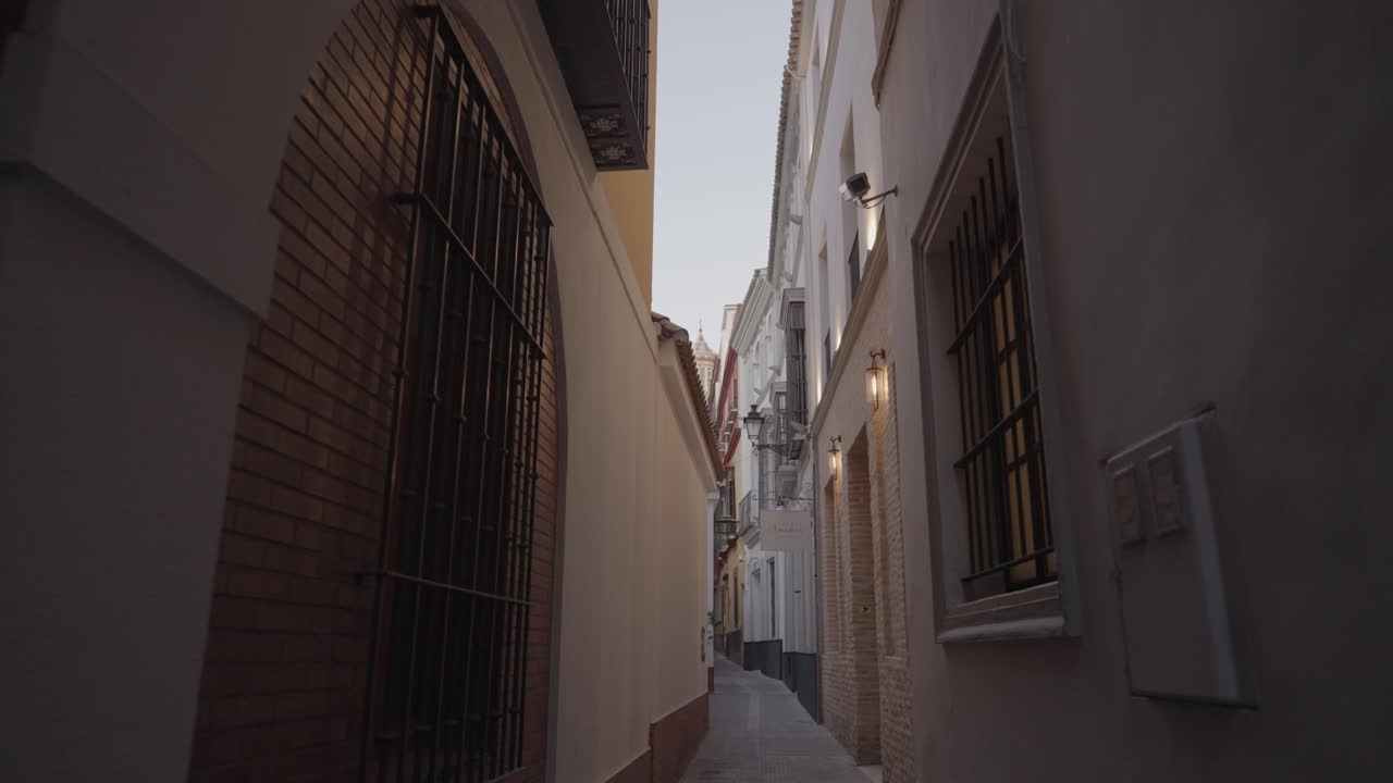 Narrow Alley in a European City
