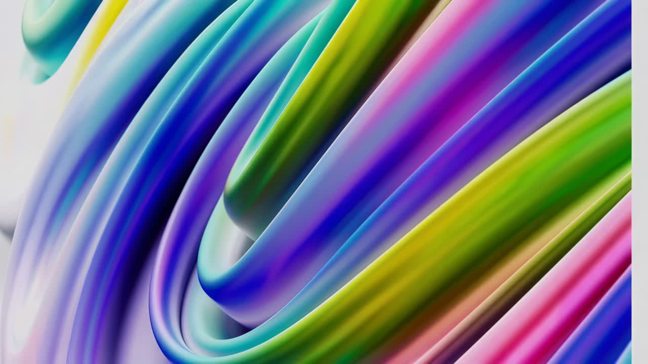 Abstract Colorful Liquid Swirls