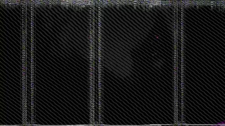 Gedithertes Glitch-Körnung-Overlay für Videorauschen und Verzerrung – Motion Graphics.