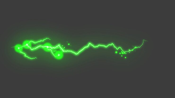 Green Lightning Effect