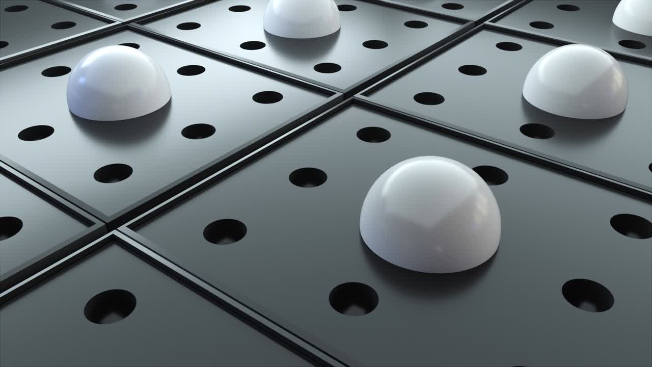 반복되는 기하학적 요소를 가진 추상적인 표면, 디지털 구성의 3d 렌더링, 컴퓨터 생성 이소메트릭 배경