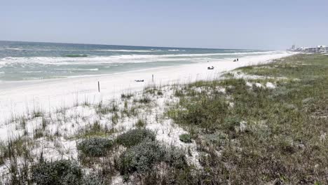 Deer-Lake-Beach,-Florida,-Brandung-Und-Dünen