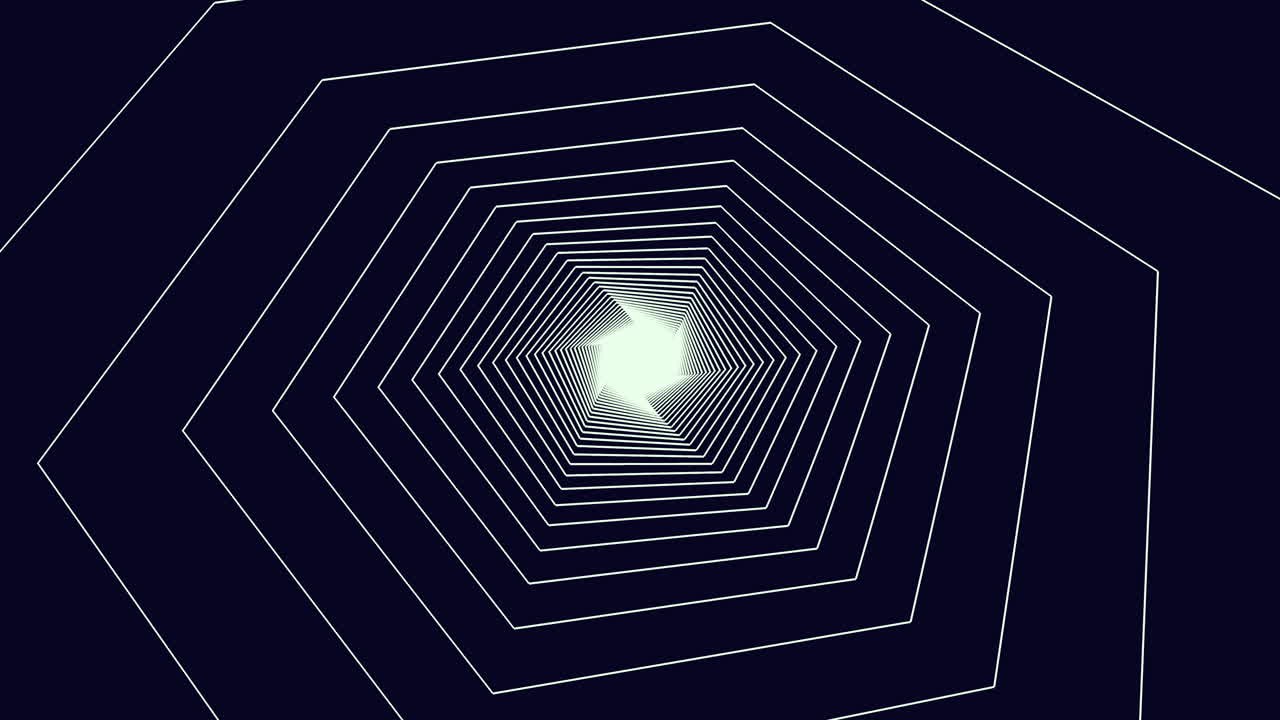 희망의 반이는 빛나는 터널은 새로운 시작을 촉구합니다.