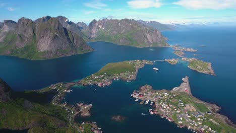 Panorama-Islas-Del-Archipiélago-De-Lofoten