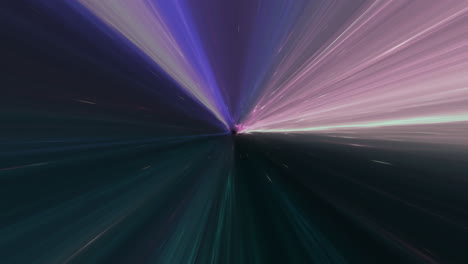 interstellar wormhole warp tunnel with abstract lightning