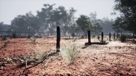 barbed-wire-fence-in-deserted-landscape