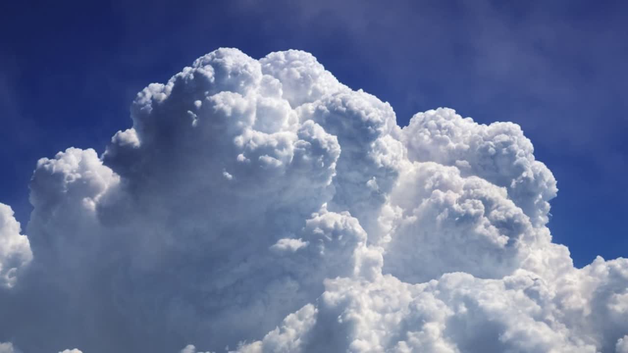 lightnings at black cumulonimbus clouds