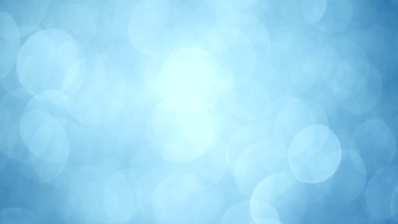 blue abstract blurred Christmas lights bokeh background