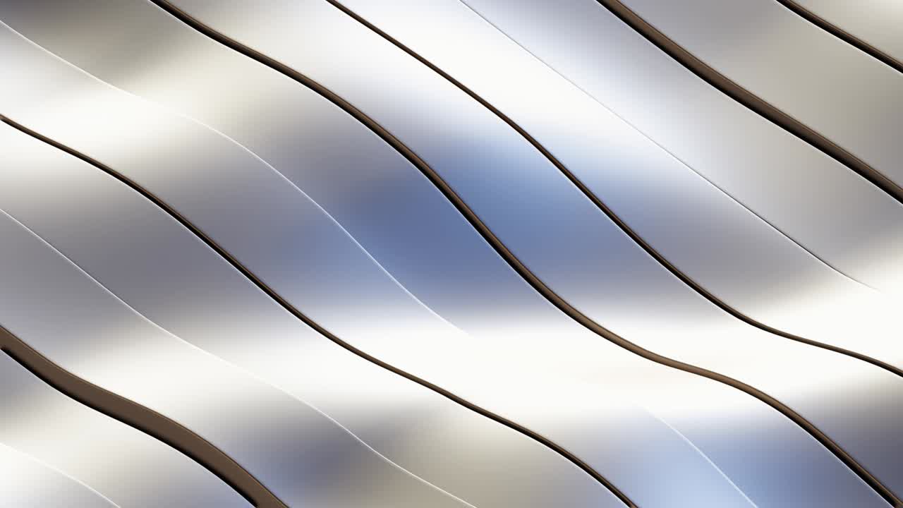 많은 파동된 선을 가진 현대적인 표면, 컴퓨터 생성 추상적인 배경