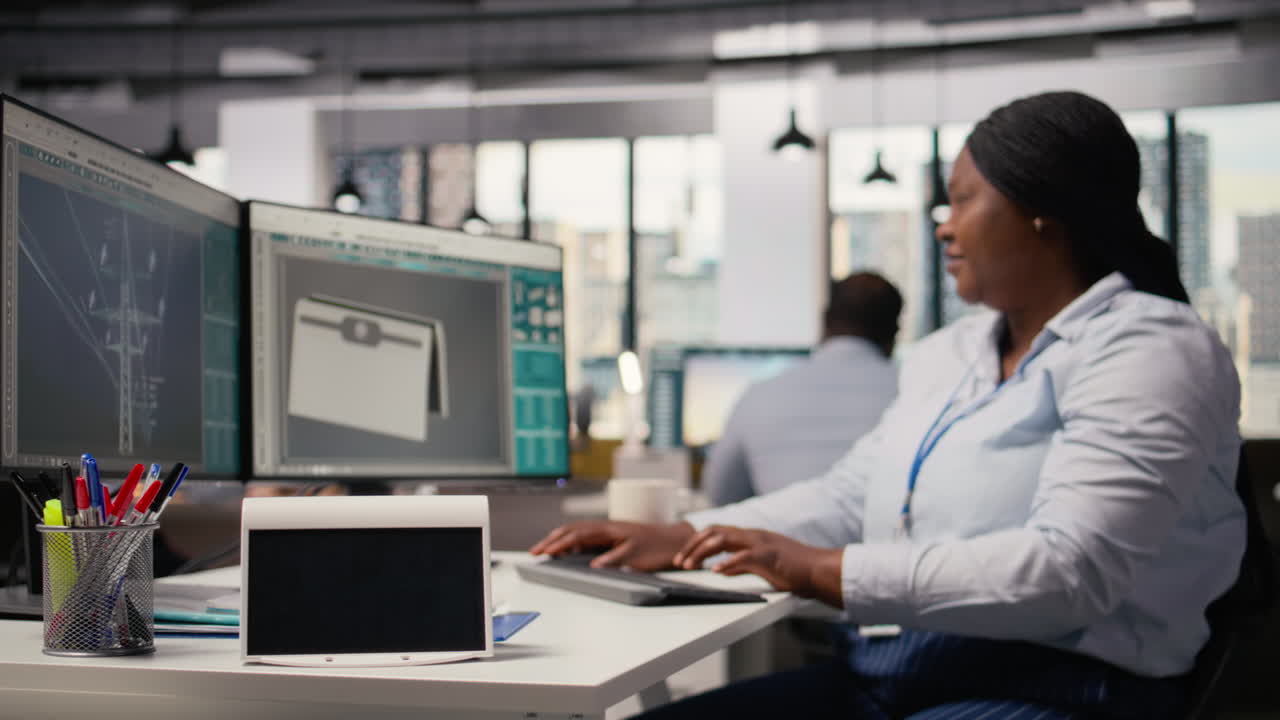 Close Up Of Solar Powered Device In Rd Workplace Designed By Engineer