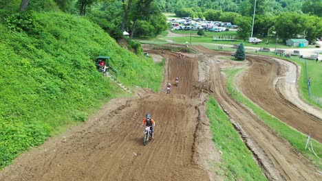 motocross race at millville