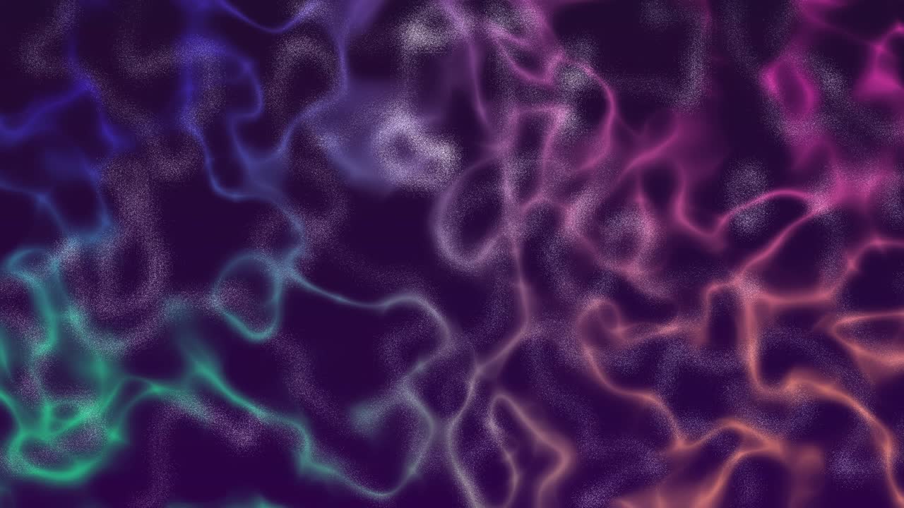 Ciemny płynny wielokolorowy wzór z płynną pętlą, abstrakcyjna rozmyta animacja grafiki ruchomej.