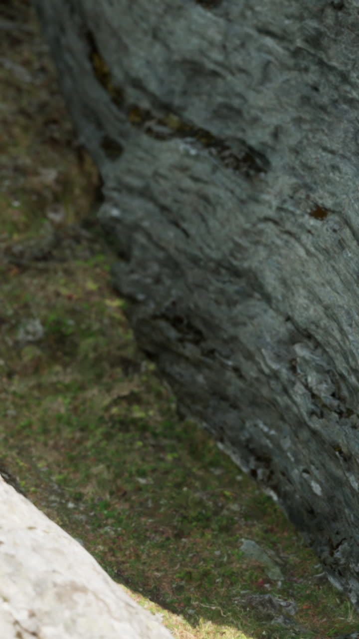 близкий взгляд на скалу