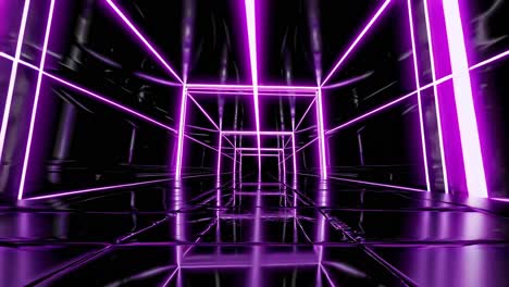 neon purple tunnel