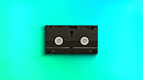 cassette from the vcr to spin while recording video