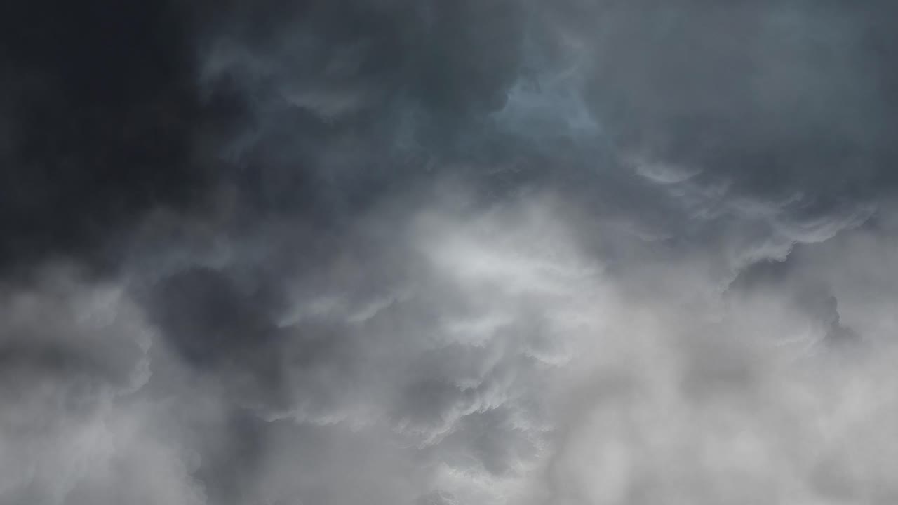 night sky during summer storm 4k