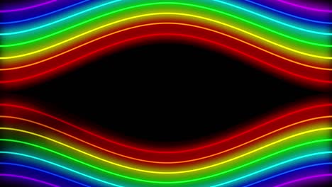 neon line illumination animation motion graphics