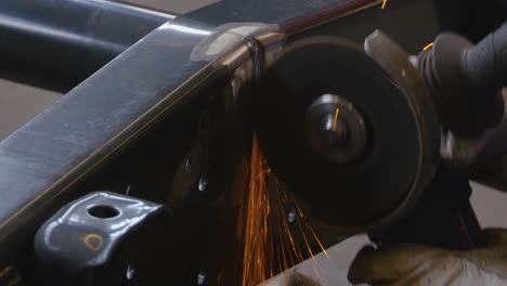 hand-held metal surface angle grinder