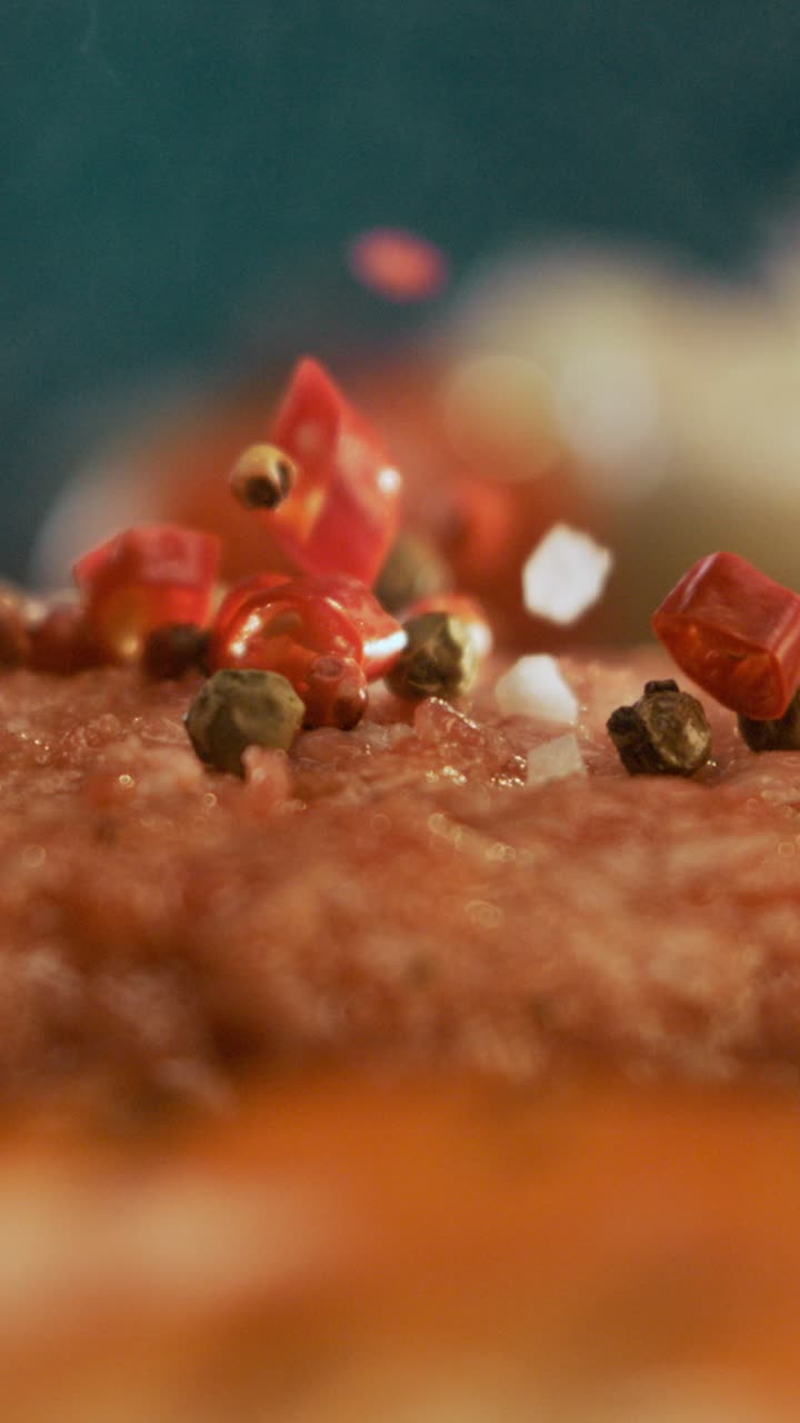 Seasoned Meat Close-Up