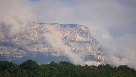 timelapse of a mountain in italy