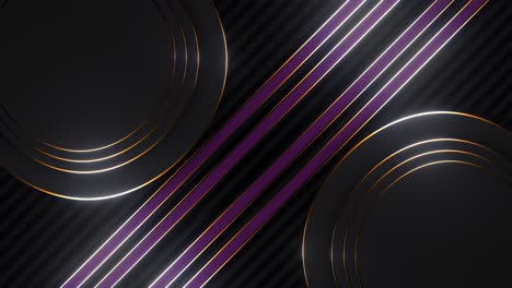 dark geometric background with circles and lines
