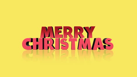 Cartoon-Merry-Christmas-text-on-a-vibrant-yellow-gradient