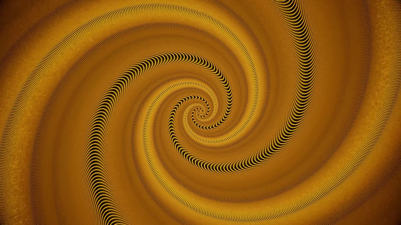 몽환적 황금 나선형 추상 예술