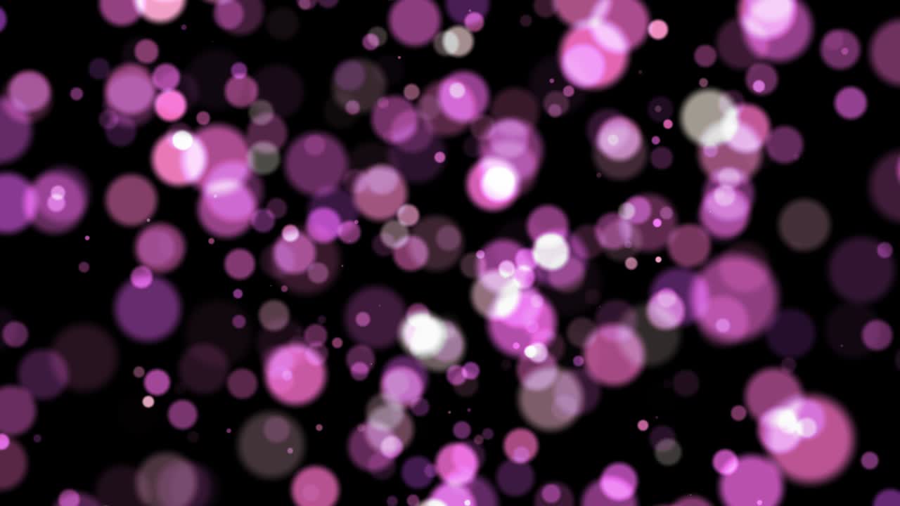 bucle de fondo bokeh abstracto de 4k (multicolor) - fondo bokeh abstract - perfectamente utilizable para una amplia variedad de temas - bucle sin costuras - fondo de partículas brillantes - bucle de partículas en movimiento - fondo de movimiento - bucles sin costura - color rosa