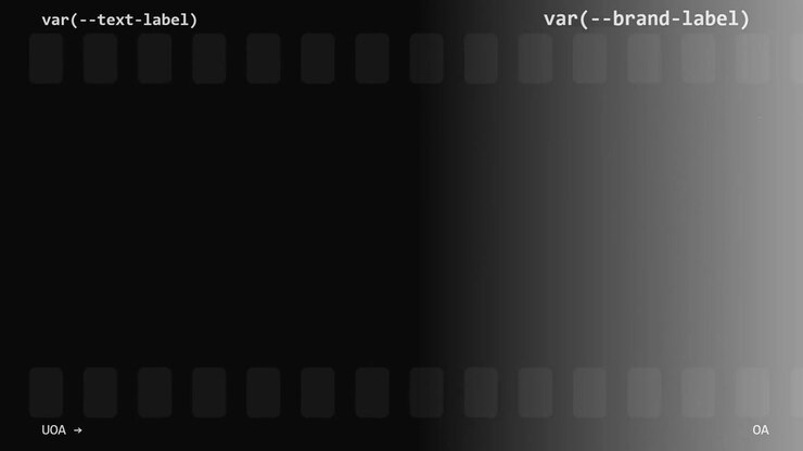 Abstract Film Strip Frame Overlay with Gradient Background