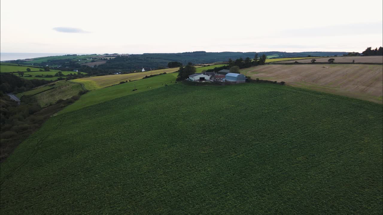 Terreni Agricoli nella Campagna Irlandese a Kenmare, Contea di Kerry - Vista Aerea