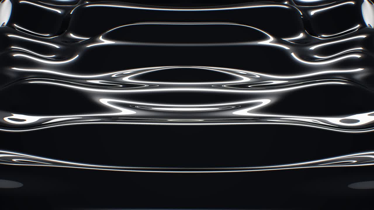 Abstract background luxury cloth or liquid wave. Mockup black background, oil or cloth  material  elegant wallpaper design. Seamless loop animation